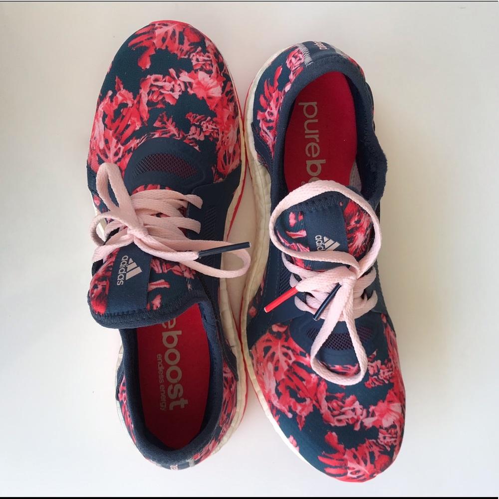Adidas Pure Boost floral print size 7.5